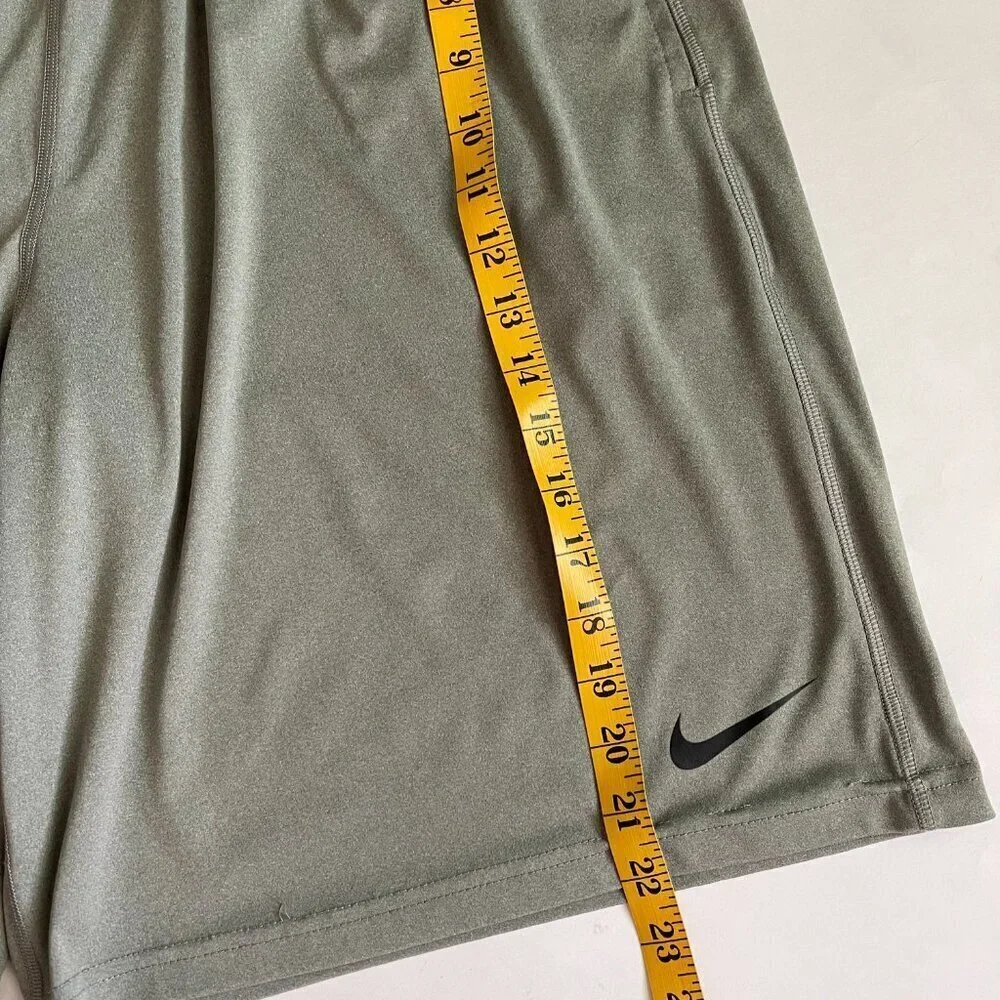 Nike Dri-fit Olive-Grey Basketball Shorts Size XL - Picture 4 of 5